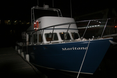 Trawler yacht Maritana at Summerside